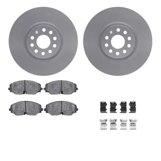 R1 Concepts WDUH1-74155 Carbon Series Brake Rotors W/ 5000 Oep Brake Pads & Hdw